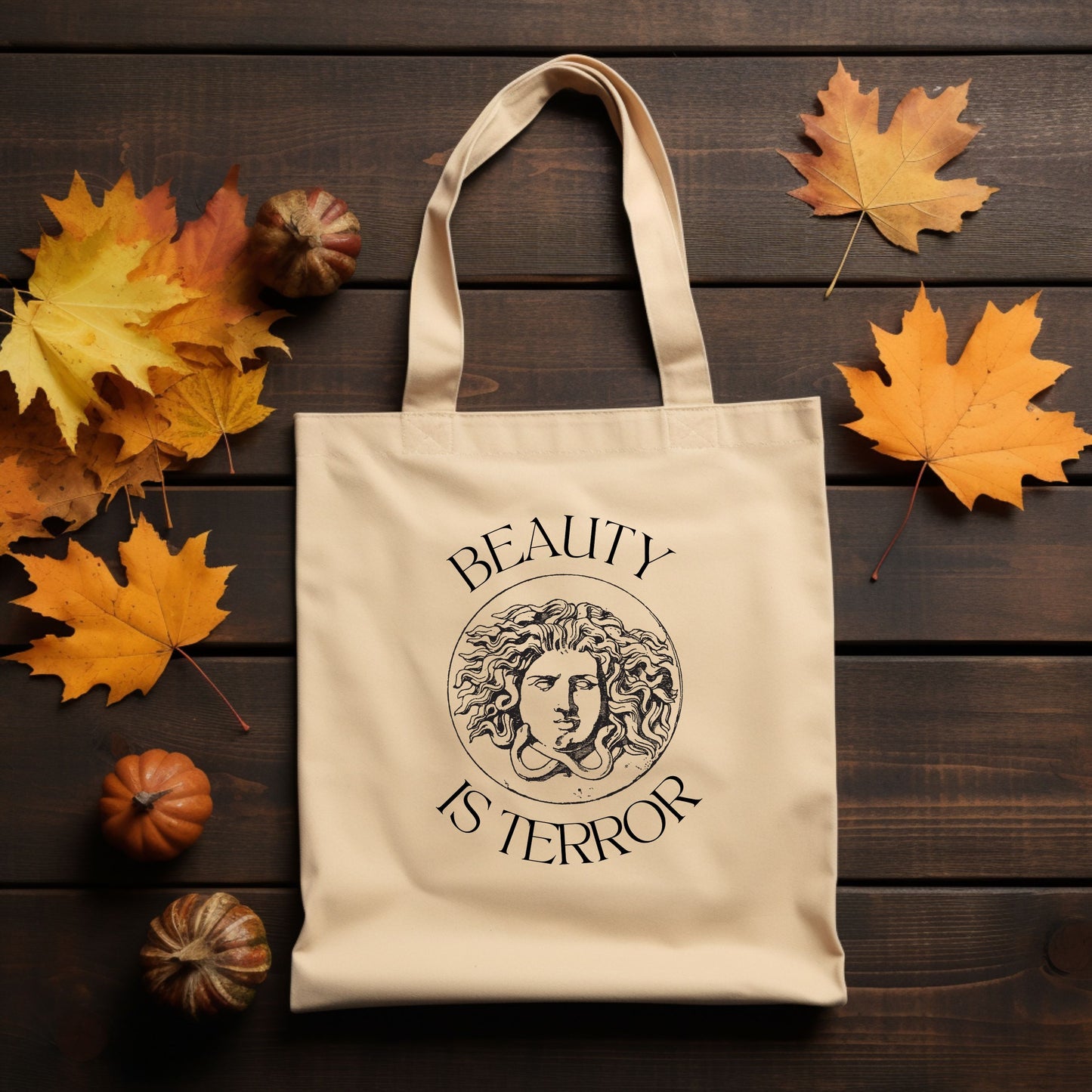 Beauty is Terror Tote Bag, The Secret History, Dark Academia, Light Academia, Donna Tartt, Book Lover Gift