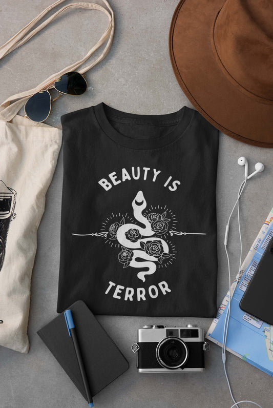 The Secret History Shirt - Beauty is Terror - Book Lover Shirt - Literature Shirt - Dark Academia Shirt - Reading Shirt