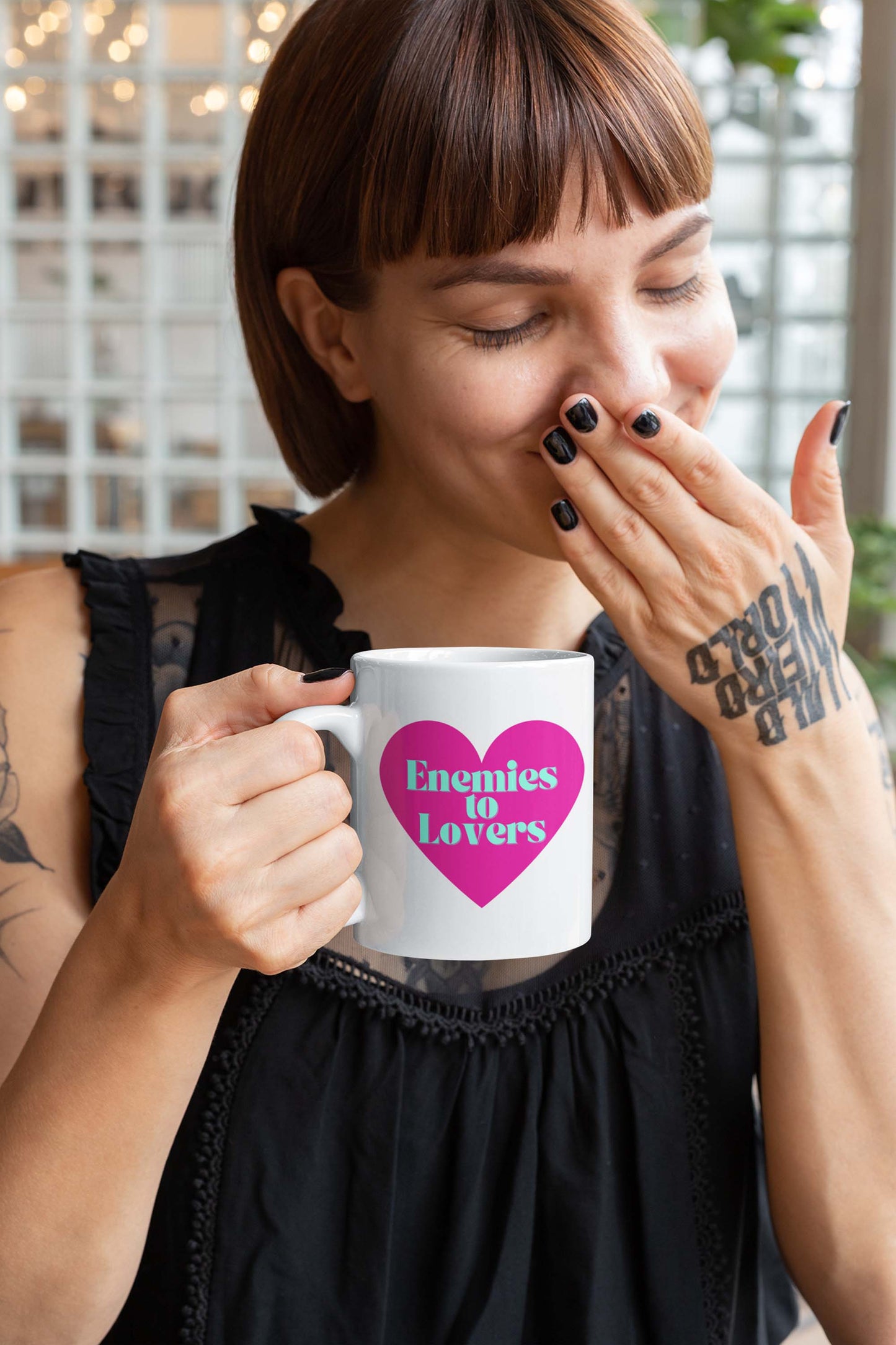 Enemies to Lovers Romance Trope Mug