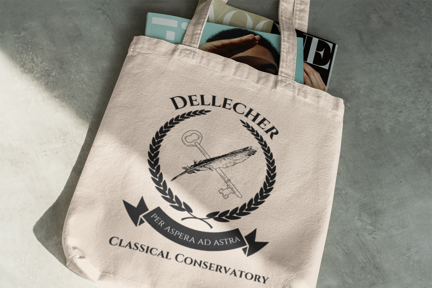 Dellecher Classical Conservatory Canvas Tote Bag