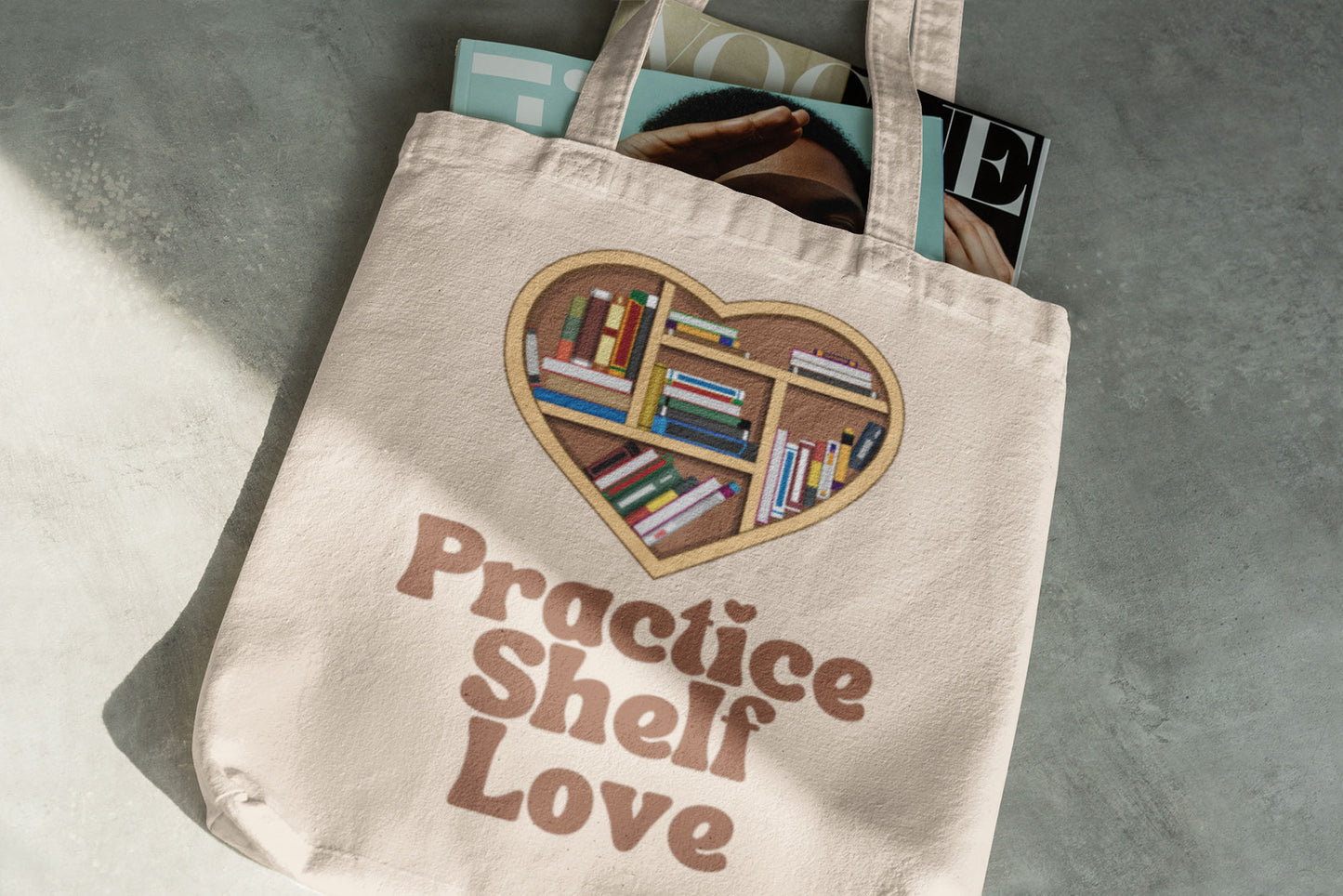 Book Lover Tote Bag - Bookshelf Tote - Librarian Tote - Book Reader Tote Bag - Teacher Gift - Librarian Gift